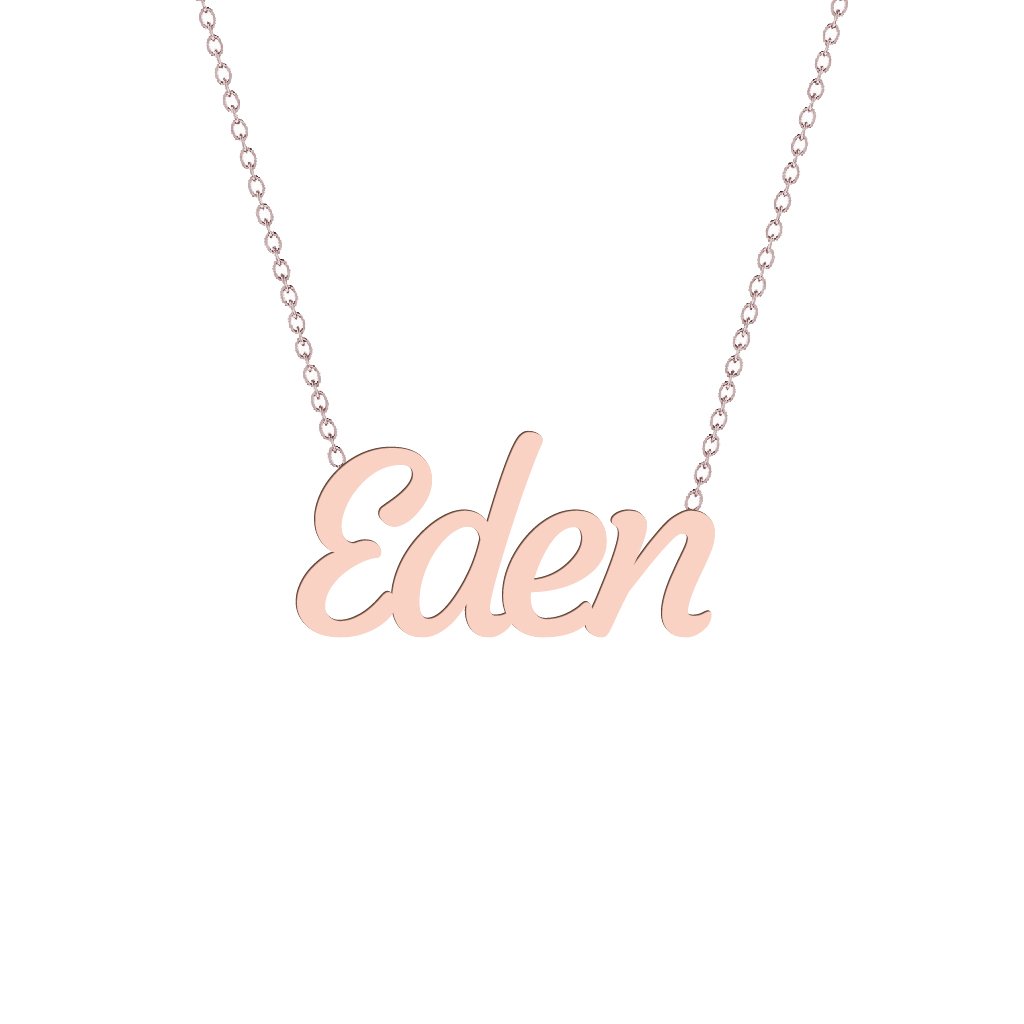 Gold Name Necklace - Eden