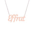 Gold Name Necklace - Effrat