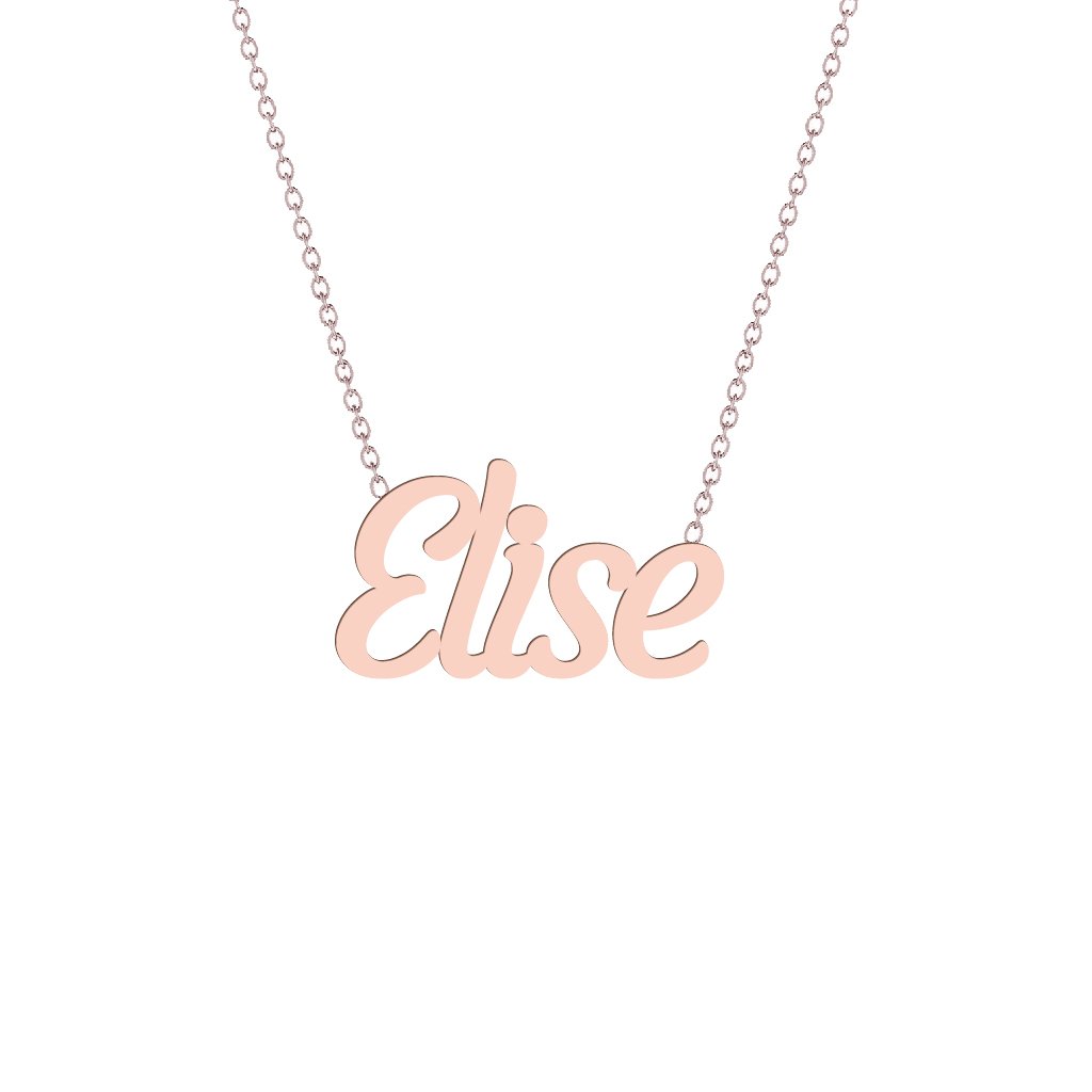 Gold Name Necklace - Elise