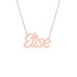 Gold Name Necklace - Elise