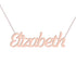 Gold Name Necklace - Elizabeth