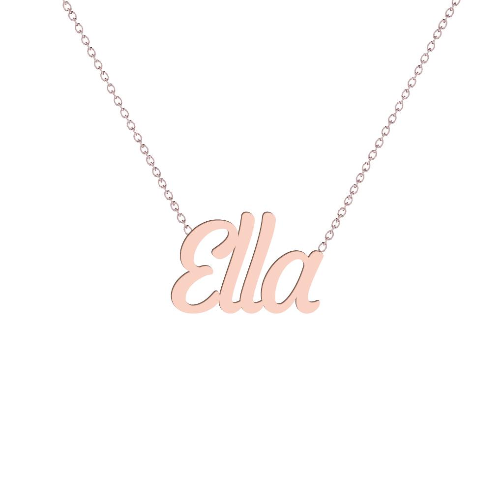 Gold Name Necklace - Ella