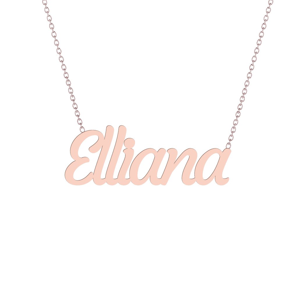 Gold Name Necklace - Elliana