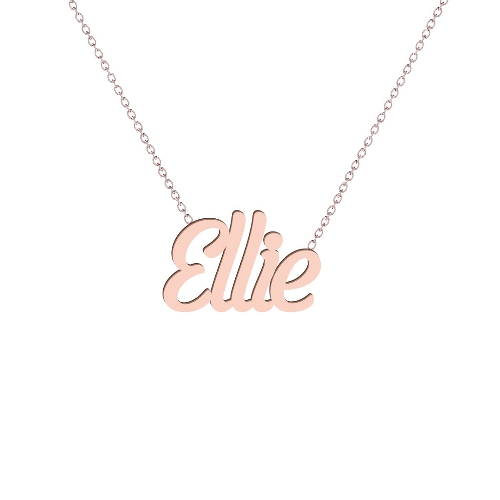 Gold Name Necklace - Ellie