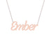 Gold Name Necklace - Ember