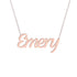 Gold Name Necklace - Emery