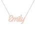 Gold Name Necklace - Emily