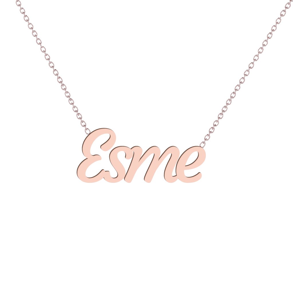 Gold Name Necklace - Esme