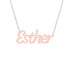 Gold Name Necklace - Esther