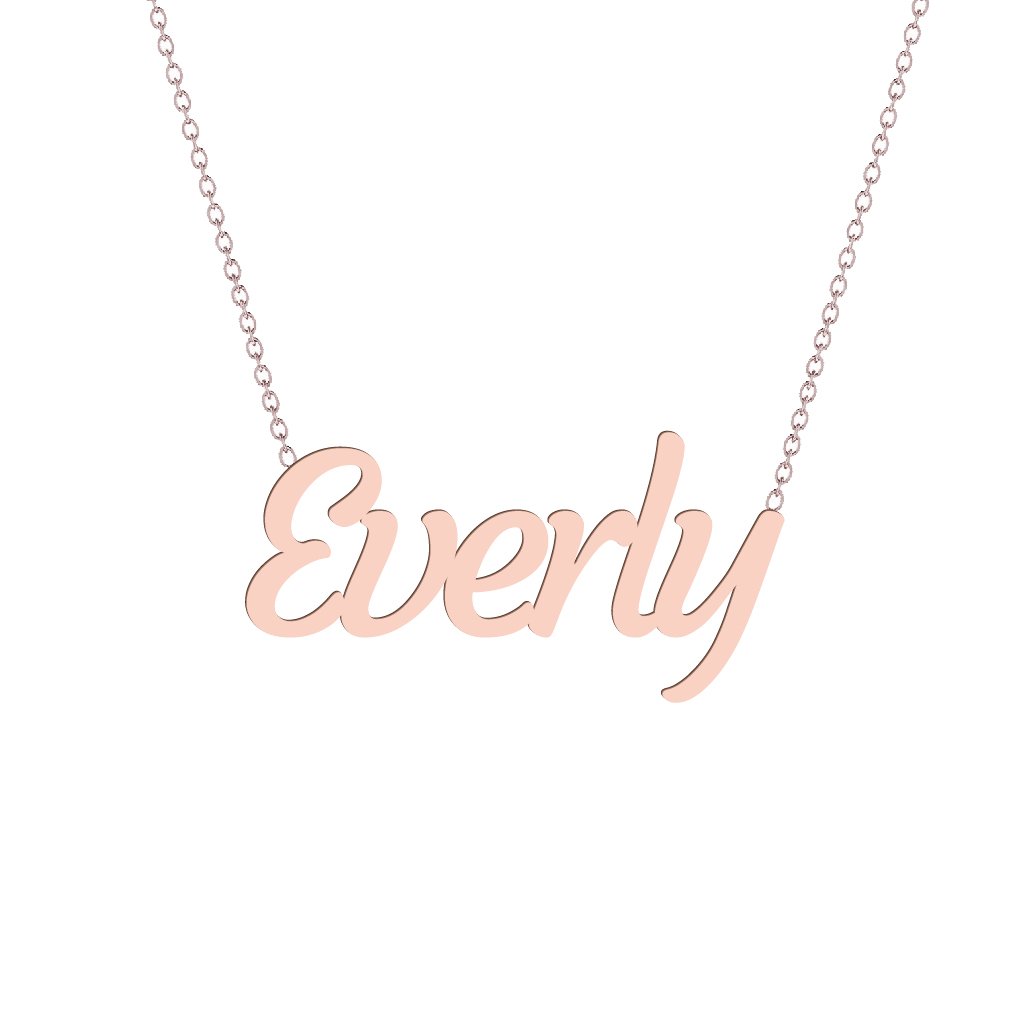 Gold Name Necklace - Everly
