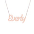 Gold Name Necklace - Everly