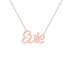 Gold Name Necklace - Evie