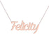 Gold Name Necklace - Felicity