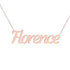 Gold Name Necklace - Florence
