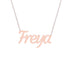 Gold Name Necklace - Freya