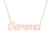 Gold Name Necklace - Gemma