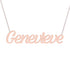 Gold Name Necklace - Genevieve