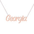 Gold Name Necklace - Georgia