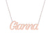 Gold Name Necklace - Gianna