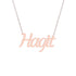 Gold Name Necklace - Hagit