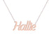 Gold Name Necklace - Hallie