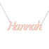 Gold Name Necklace - Hannah