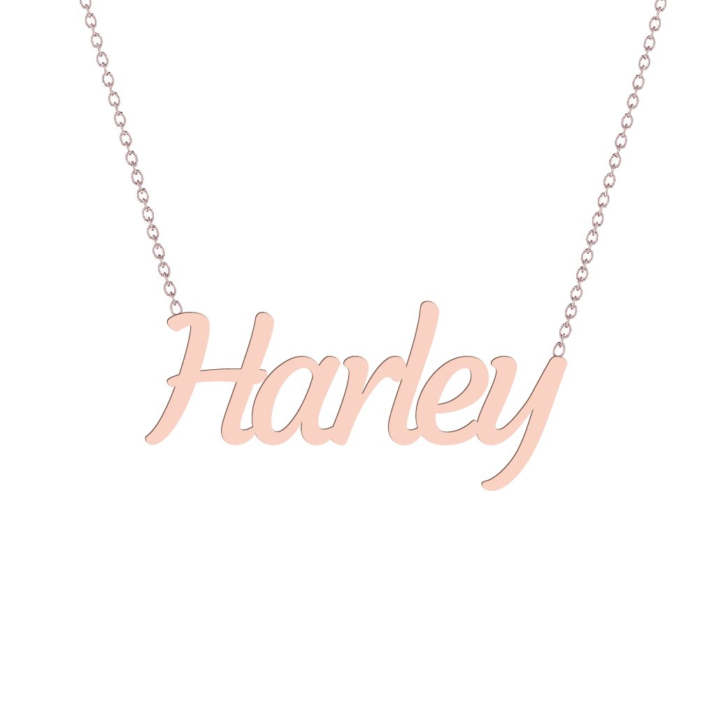 Gold Name Necklace - Harley