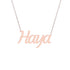 Gold Name Necklace - Haya