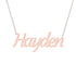 Gold Name Necklace - Hayden