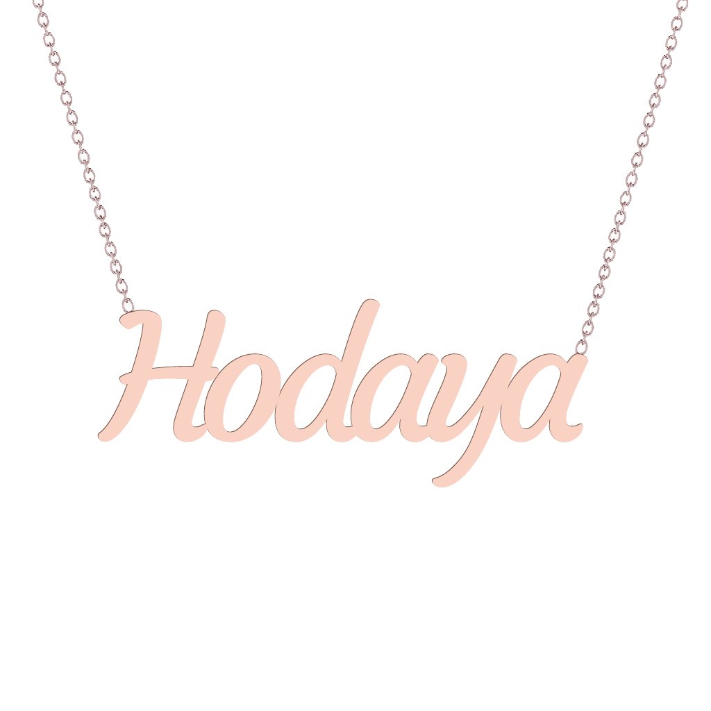 Gold Name Necklace - Hodaya