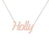 Gold Name Necklace - Holly