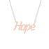 Gold Name Necklace - Hope