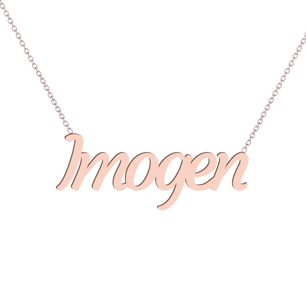 Gold Name Necklace - Imogen