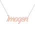 Gold Name Necklace - Imogen