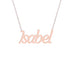 Gold Name Necklace - Isabel