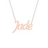 Gold Name Necklace - Jade