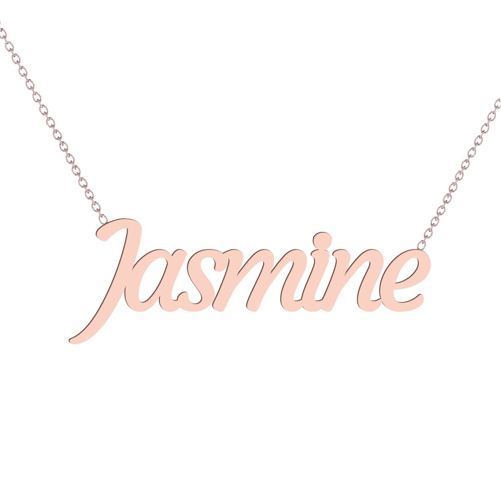 Gold Name Necklace - Jasmine