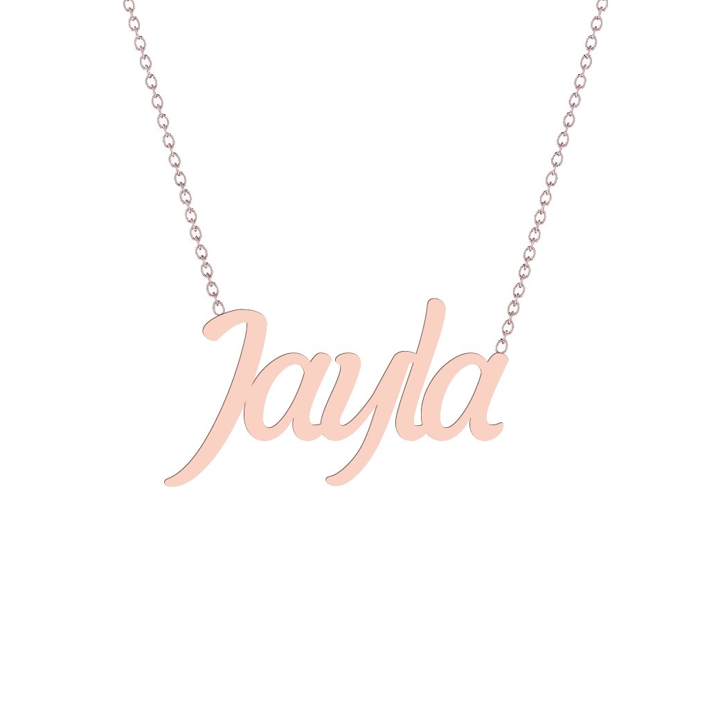 Gold Name Necklace - Jayla