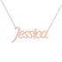 Gold Name Necklace – Jessica | 14K Solid Gold