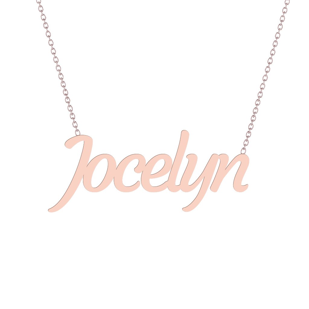 Gold Name Necklace - Jocelyn