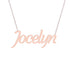 Gold Name Necklace - Jocelyn
