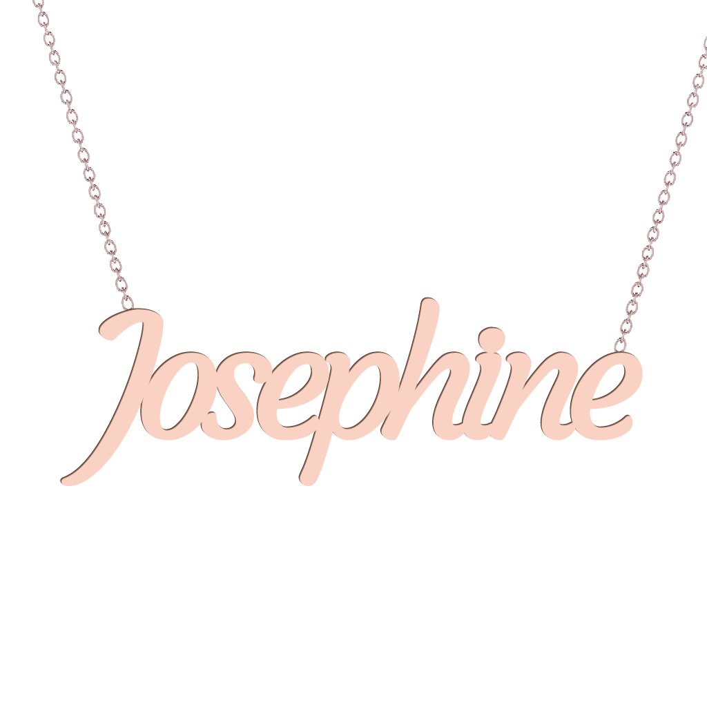 Gold Name Necklace - Josephine