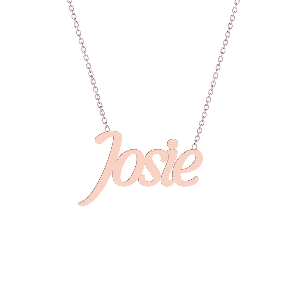 Gold Name Necklace - Josie