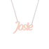Gold Name Necklace - Josie