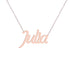 Gold Name Necklace - Julia