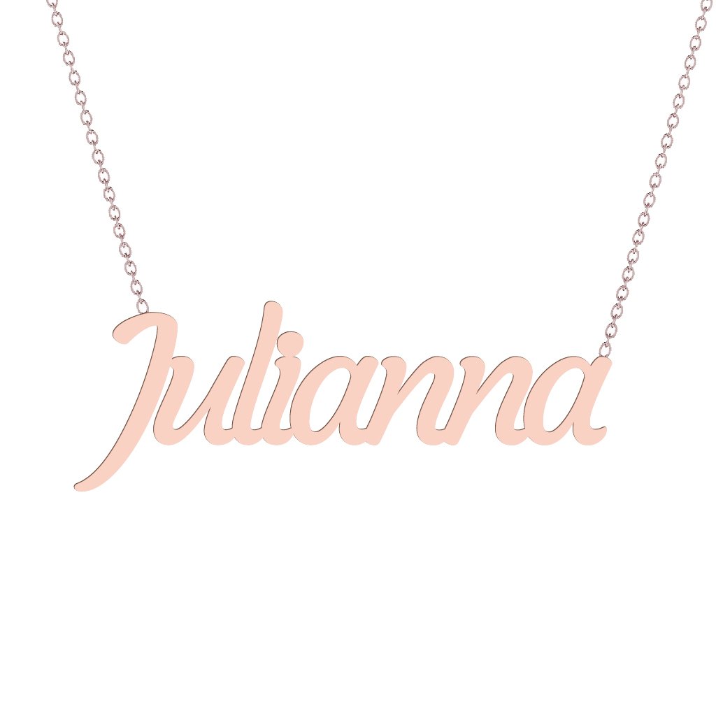 Gold Name Necklace - Julianna