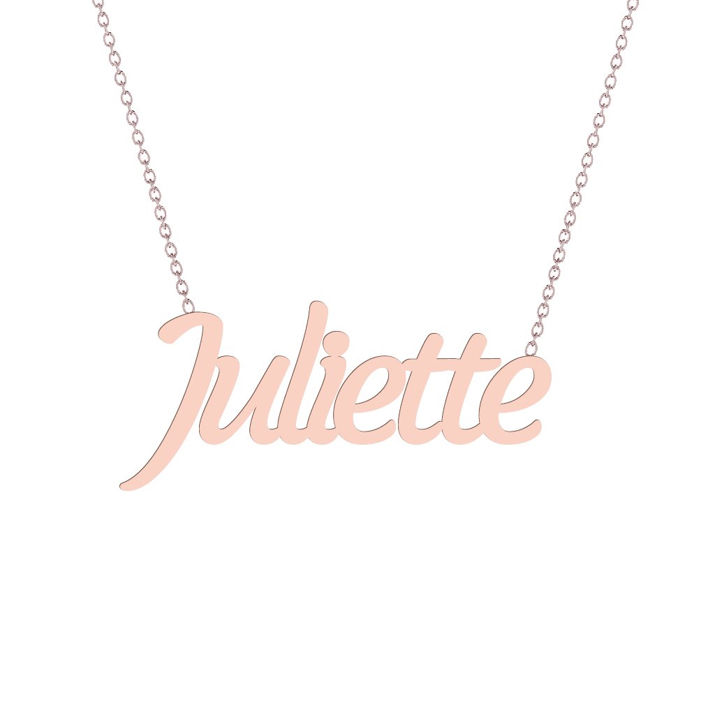 Gold Name Necklace - Juliette