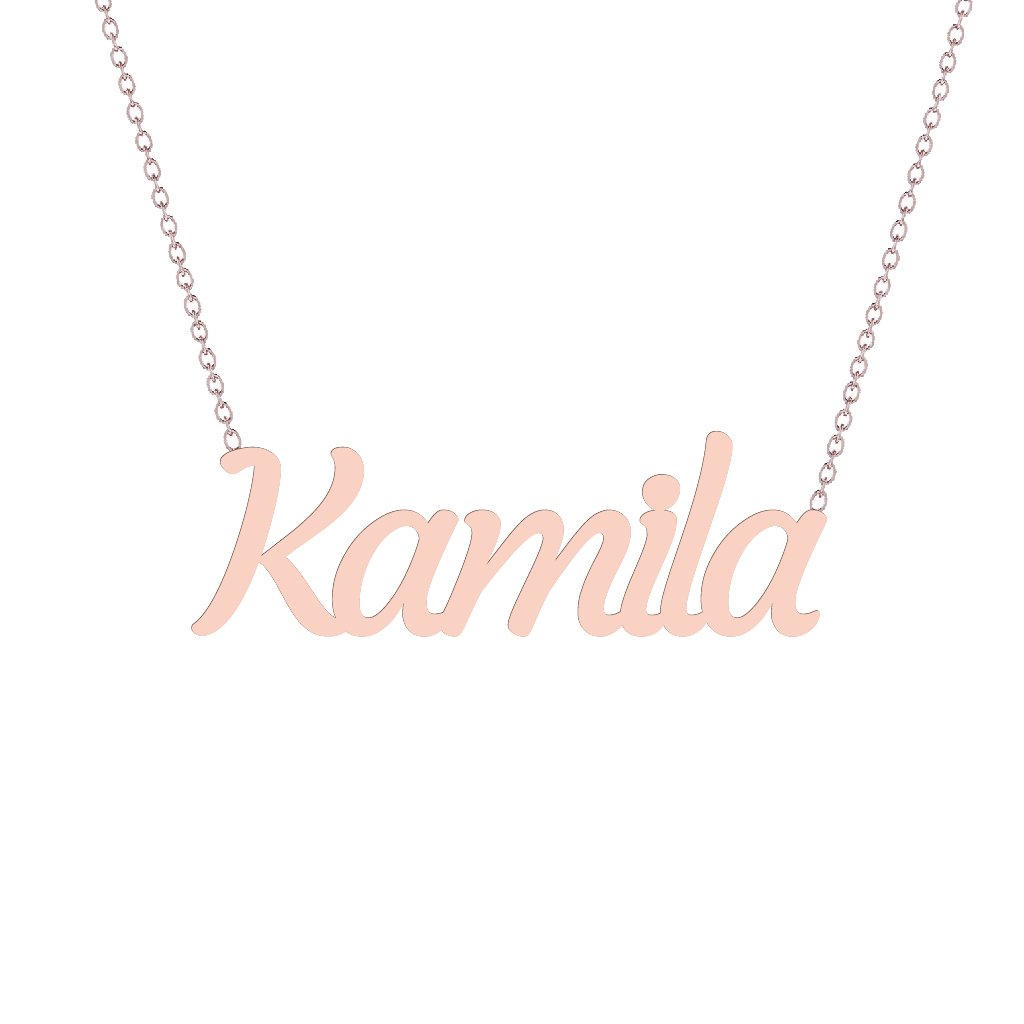 Gold Name Necklace - Kamila