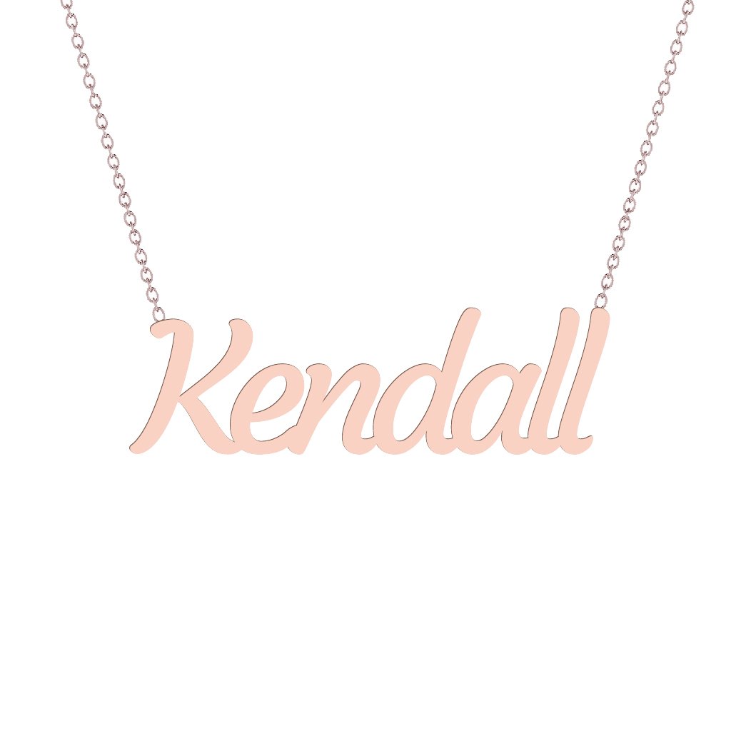 Gold Name Necklace - Kendall