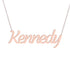 Gold Name Necklace - Kennedy